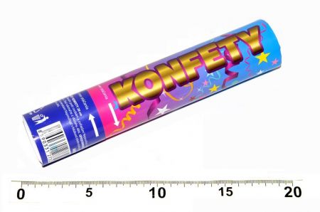 Párty konfety vystřelovací 20cm