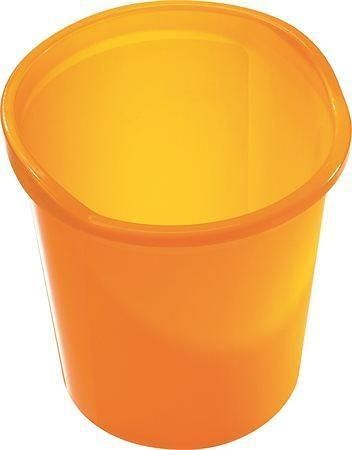 Odpadkový koš HELIT,13l transparent oranžový