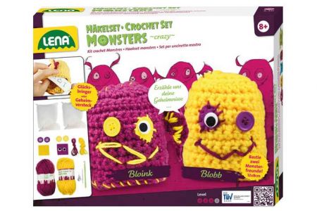 LENA 42523 Pletací monster crazy