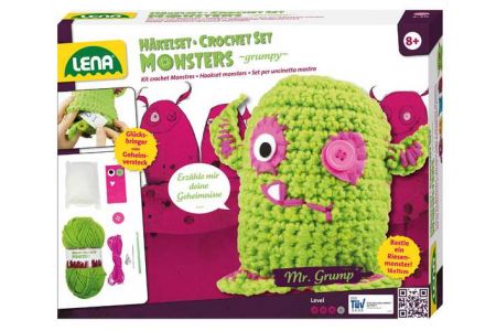 LENA 42524 Pletací monster grumpy