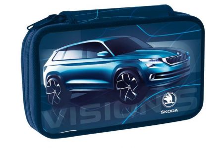 STIL školní penál dvoupatrový Škoda Vision