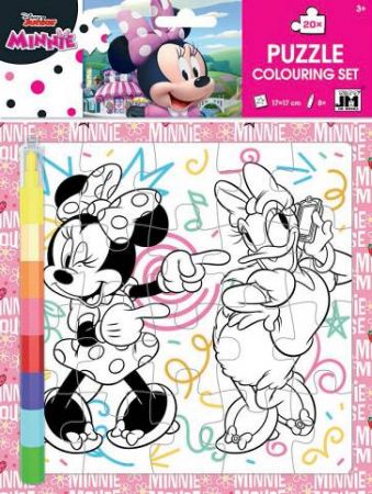 Omalovánky puzzle Minnie