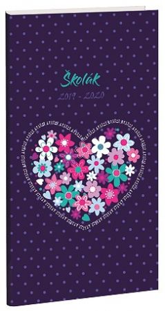 Diář  Školák Magic Heart STIL 2019-2020