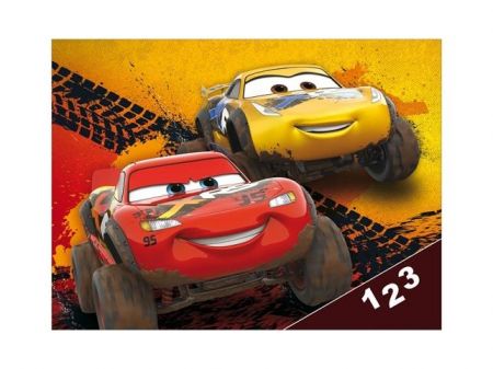 Desky na číslice Disney Cars