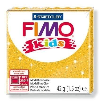 FIMO kids 8030 42g zlatá se třpytkami