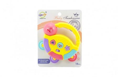 Tamburínka baby plast 12cm 