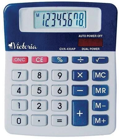 Kalkulačka stolní 8 místný displey