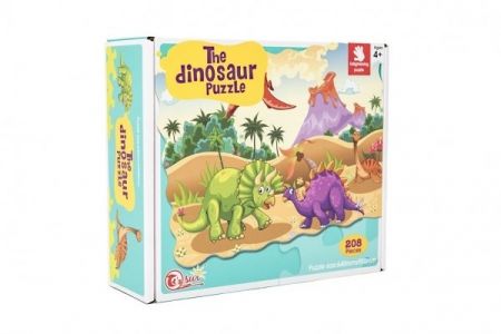 Puzzle dinosaurus 640x90cm 208ks