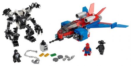 Lego Super Heroes 76150 Spiderjet vs. Venomův robot