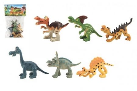 Dinosaurus plast 9-11cm 6ks