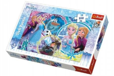 Puzzle Frozen/Ledové království koláž 100 dílků