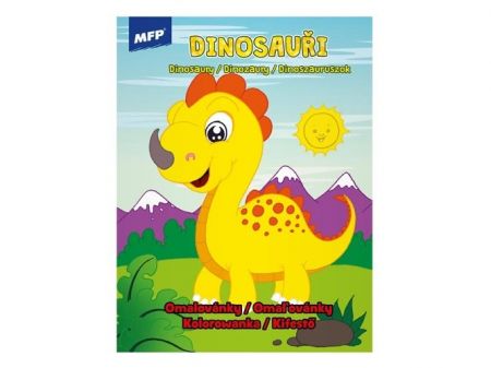 Omalovánky MFP A4 Funny Dinosauři