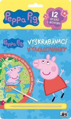 Škrabací vymalovánky Peppa Pig