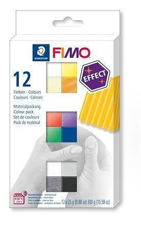 FIMO efekt sada 12 barev 25g