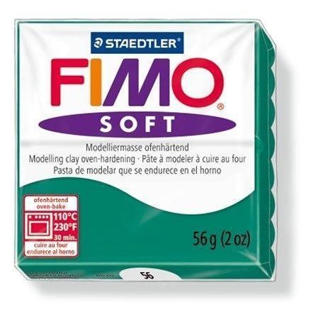FIMO soft 8020 56g tmavě zelená