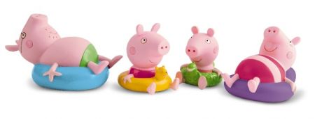 Figurky Peppa pig do koupele 2ks