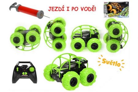 R/C auto obojživelník 20cm s USB adaptérem 