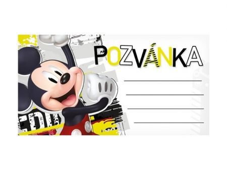 Pozvánka Y15 Disney Mickey 10ks