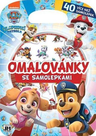 Omalovánky se samolepkami - Tlapková Patrola