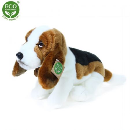 Plyšový pes basset 32 cm