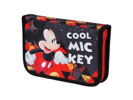 Penál 1P nevybavený Disney Mickey 2 chl.