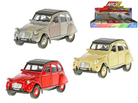 Citroen 2CV kov 11,5cm na zpětný chod, 3 barvy