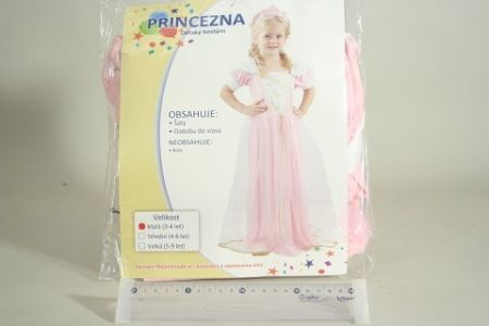 Šaty na karneval - Princezna, 92-104cm