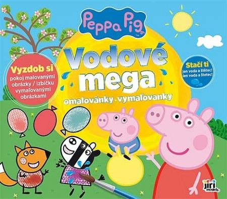 Vodové mega omalovánky Prasátko Peppa