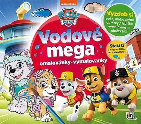 Vodové mega omalovánky Tlapková patrola