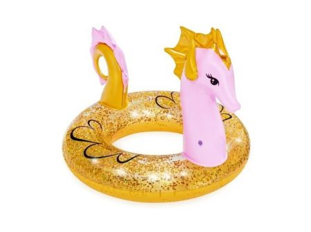 Bestway 1,15x1,04m Glitter Seahorse Swim Ring