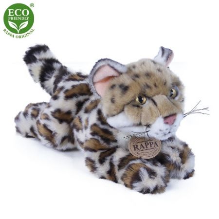 Plyšový ocelot ležící 25 cm