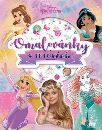 Omalovánky s tetováním - Disney Princezny