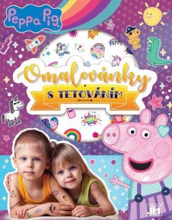 Omalovánky s tetováním - Prasátko Peppa