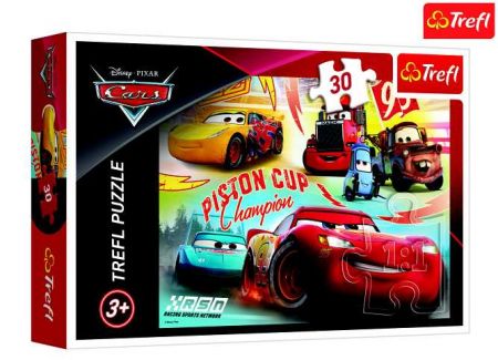 Trefl Puzzle Cars 3/Auta koláž 30 dílů