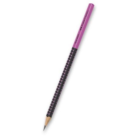 Grafitová tužka Faber-Castell Grip 2001 Two Tone tvrdost HB, černá/růžová