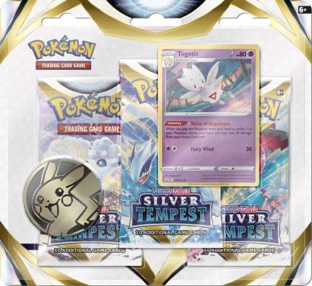 Pokémon TCG Silver Tempest 3 Blister Booster