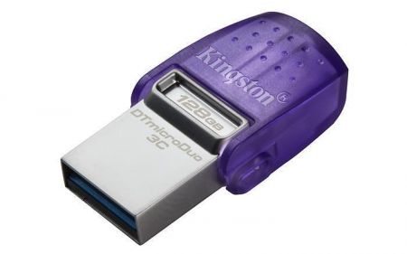 USB flash disk &quot;DT MicroDuo 3C&quot;, 128GB, USB 3.2, USB/USB-C, KINGSTON DTDUO3CG3/128GB