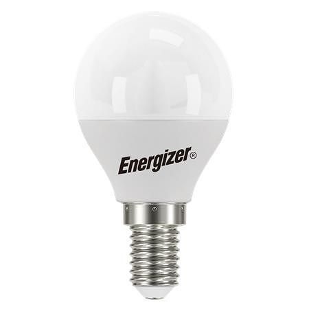 LED žárovka, E14, globe, 4,9W (40W), 470lm, 3000K, ENERGIZER