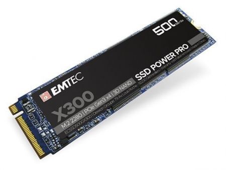 SSD (vnitřní paměť) &quot;X300&quot;, 500 GB, M2 NVMe, 2200/1100 MB/s, EMTEC ECSSD500GX300