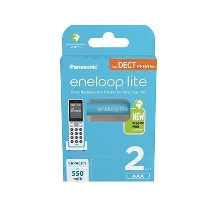 Dobíjecí baterie &quot;Eneloop Lite&quot;, AAA, 2 x 550 mAh Ni-MH, PANASONIC 