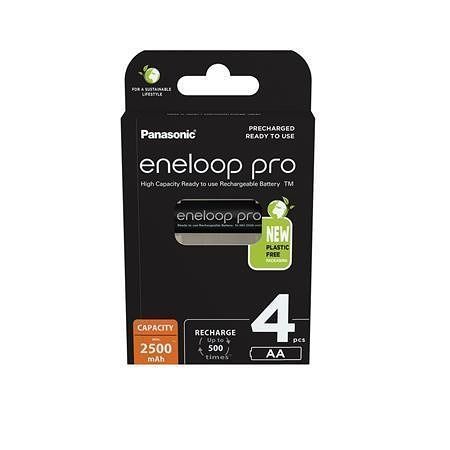 Dobíjecí baterie &quot;Eneloop Pro&quot;, AA, 4 x 2500 mAh Ni-MH, PANASONIC