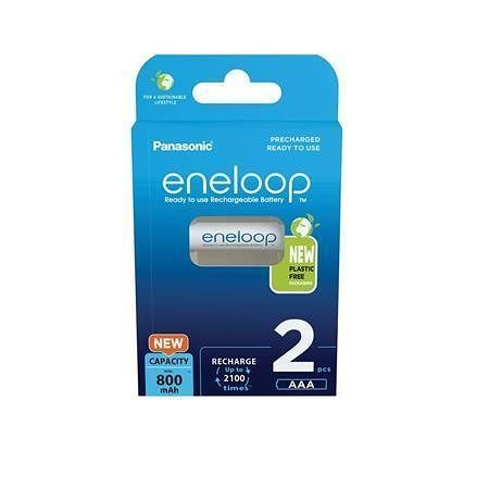 Dobíjecí baterie &quot;Eneloop&quot;, AAA, 2 x 800 mAh Ni-MH, PANASONIC 