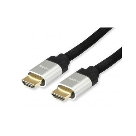 Kabel HDMI 2.1, extrémně vysokorychlostní, pozlacený, 2 m, EQUIP 119381