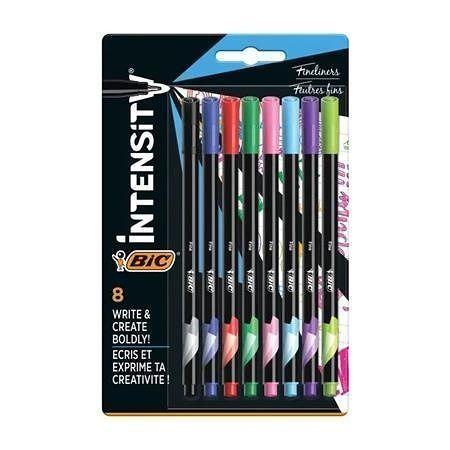 Fineliner, 0,4 mm, BIC &quot;Intensity&quot;, assorted colours