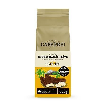 Káva &quot;Jamaicai Csoko-Banán&quot;, pražená, mletá, 200 g, CAFE FREI