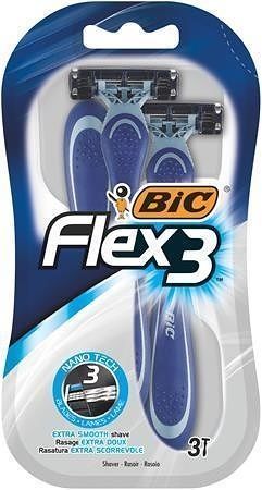 Pánský jednorázový holicí strojek &quot;FLEX 3&quot;, 3 ks, BIC 9230432