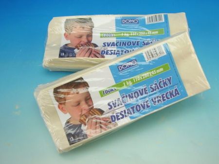 Sáček svačinový 1kg - 100ks papírový