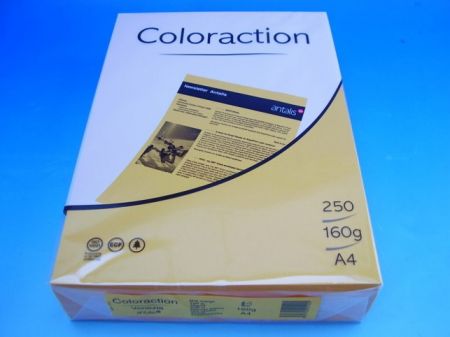 Coloract A4 160g VENEZIA tm.oranžová