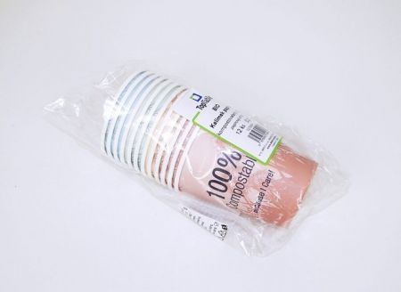 EKO-BIO kelímek papírový 100% compostable 0,2l, 12ks