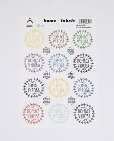 Domácí etikety &quot;home labels&quot; - Domácí výroba